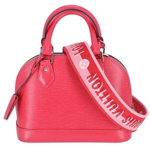 Louis Vuitton Alma BB Epi Handbag M57341 Rose Pondicherry Epi Leather